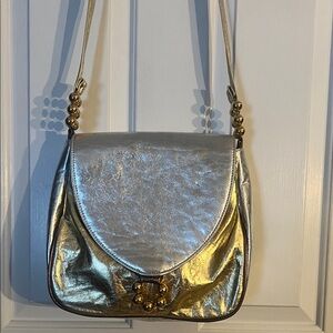 Vintage Paul Joseph chic Metallic Shoulder Bag